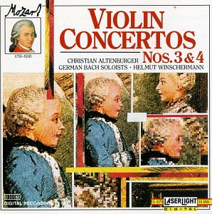 Mozart: Violin Concertos Nos. 3 & 4 [Audio CD] Mozart