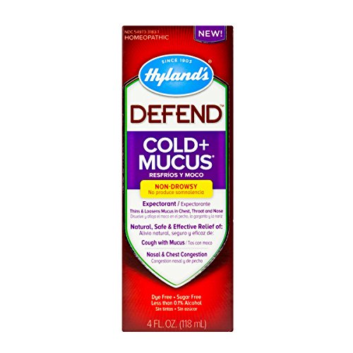 Cold and Cough, Mucus Relief, Decongestant, Defend by Hyland's Homeopathic, Cold Plus Mucus