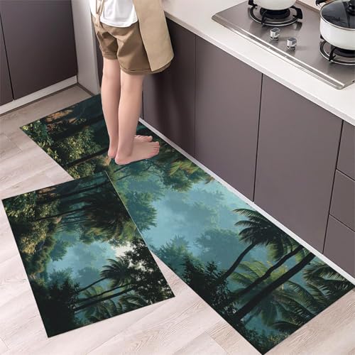 Alfombrillas de cocina de 50×80 y 50×120 para proteger el suelo contra salpicaduras 4