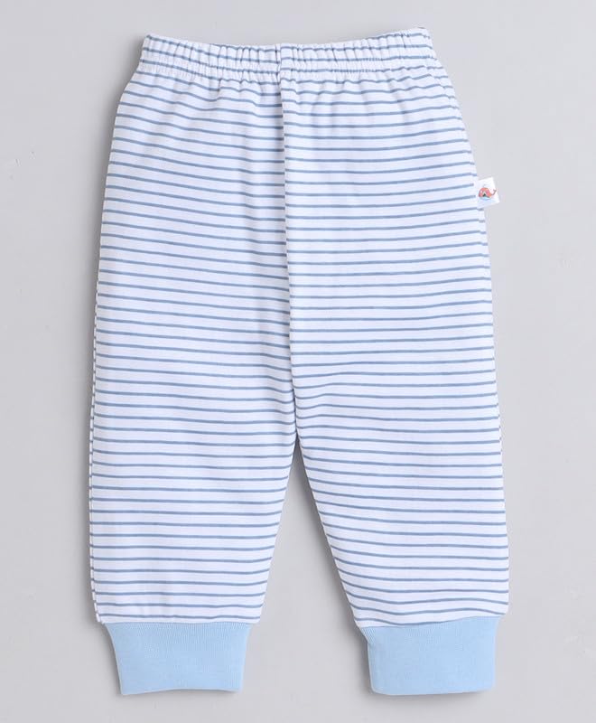 Image of BUMZEE White & Off White Full Length Girls Pyjamas Pack Of 4 (Peb8829)