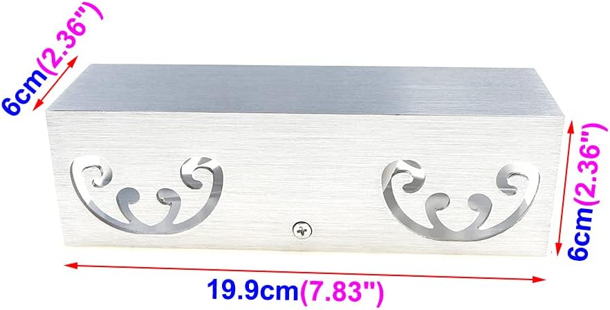 Butterfly 2W Dimmable LED Wall Sconce Up/Down Light Fixture Decor Lamp Kit