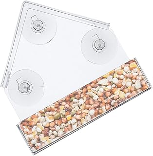 MUSISALY Alimentador De Pássaros Claro Ventosa Alimentador De Pássaros Windiw Alimentador De Pássaros Decoração Gaiola Cabides De Alimentador De Pássaros Para Fora Alimentador De Pássaros