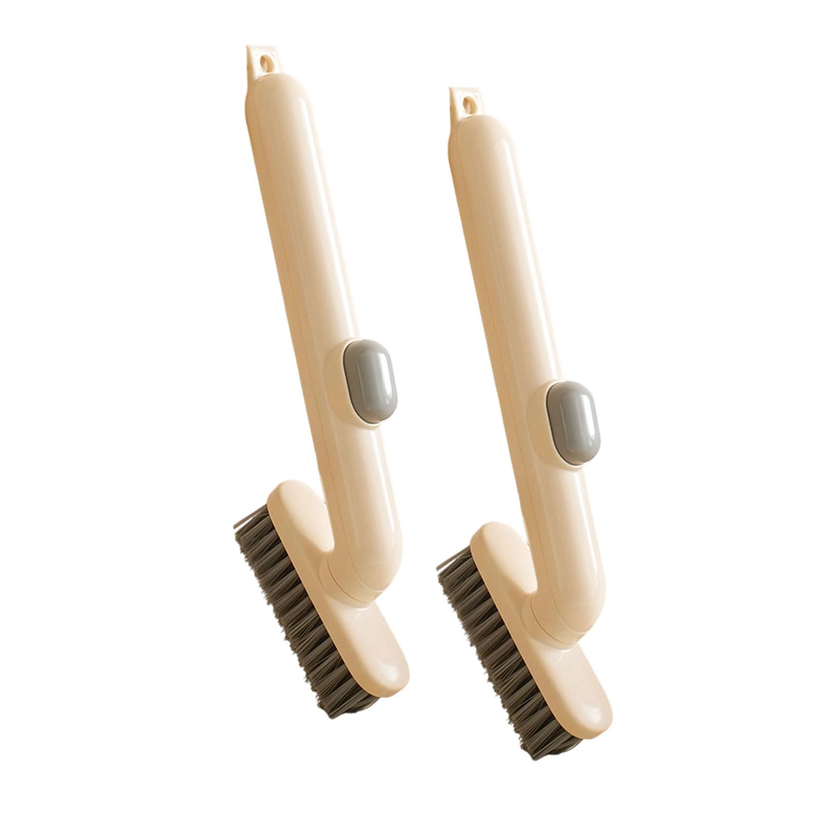 LUCKGONI 2pcs Rotating Crevices Brush With 360 Degree Head For Deeply In Tight Space and Hard To Reach Area