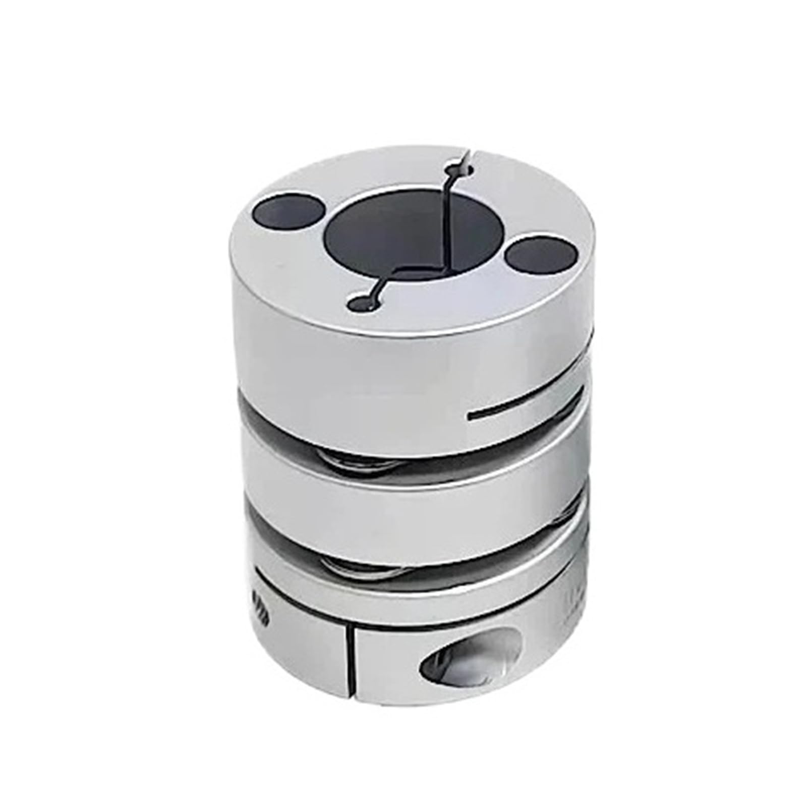Giunto a doppio diaframma in lega di alluminio, foro 6 mm-15 mm, 1 pezzo(12mm to 12mm)