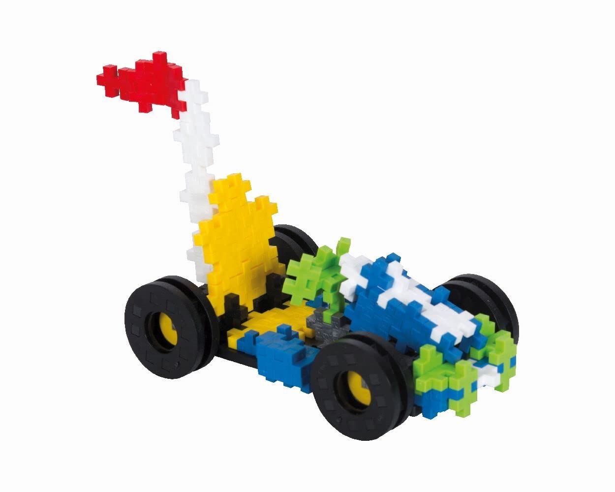 Plus-Plus 9607016 Kreativ-Bausteine, Learn to Build Fahrzeuge-Set, Konstruktionsspielzeug, PlusPlus Go, 800 Teile, Basic