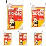 ZIG-ZAG Zig Zag Drehfilter Slim 6mm Diffusion Optisches Glas 120 Stück (Packung mit 5)