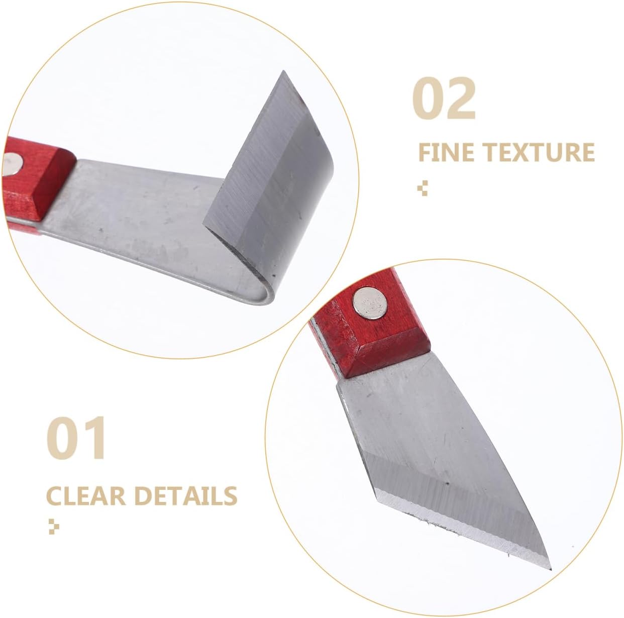HANABASS Gardening Bark Scraping Tool, Tree Bark Removal Tool with Wooden Handle for Grafting Debarking Orchard Fruit Trees