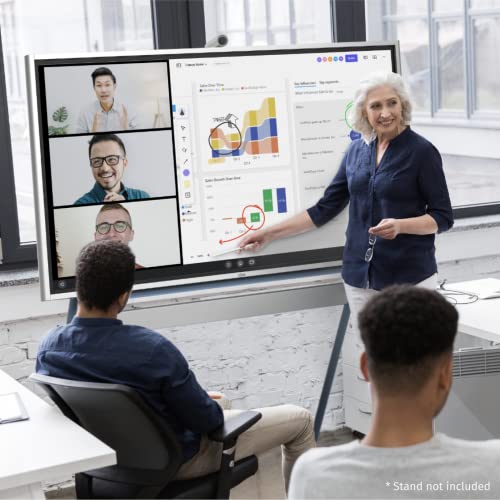 Vibe S1 55" Smart Board, Touchscreen Display, 4K Uhd Interactive White Board, All-In-One Computer For Office And Classroom With Chrome Os & Open App Ecosystem (Board+Camera) #TOP2