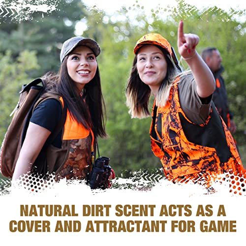 Lethal Dirt X3 Field Spray Cover Scent, Attractant And Human Scent Eliminator For Hunting Clothes, Gear, And Equipment, Natural Scent, 32 Ounce Spray Bottle, 2 Pack #TOP2