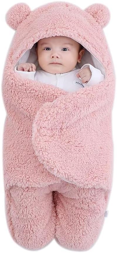 Amazon.co.jp: ベビーおくるみ ブランケット ベビー寝袋 クマさん 寝