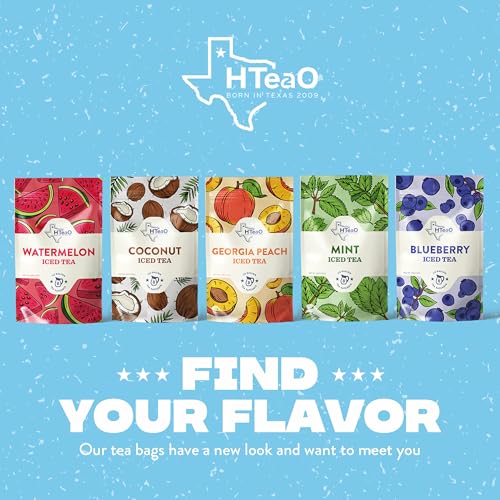 HTeaO Coconut Black Tea Packets – Makes 4 Gallons of Naturally Sweet Tea in 5 Minutes – Large Tea Sachets for Parties, Family Gatherings, & Groups – Texas-Style Iced Tea Packets for Quick Brew (8-Count) - Thumbnail 7