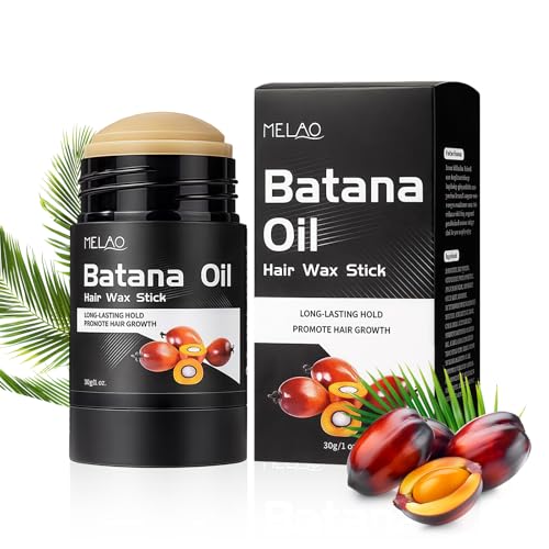 flintronic Barra de Cera para el Cabello, Cera para el Pelo, Palo de Goma para el Cabello sin Grasa, Agarre Fuerte, para Pelucas, Pelos Ssueltos, Encrespamiento, Cabello de Bebé (30g)