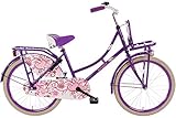 Spirit SP-2405 lila Omafiets 22 Zoll Rahmen Stahl Rahmenhöhe 43 cm Farbe Lila