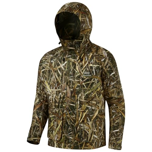 Image of BASSDASH Walker-LW Breathable Waterproof Fishing Hunting Wading Jackets with Silent Outer Fabric for Men Women