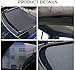 Topfit Model S Sunroof Panoramic Roof Sunshades Compatible for Tesla Model S(2013-2018) Version Fixed Glass Roof(2 of Set)