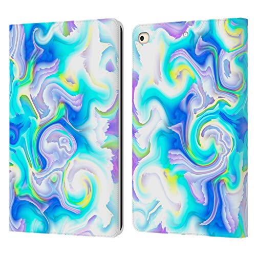 Étui portefeuille en cuir iPad 9.7 Haroulita Marbre Liquide
