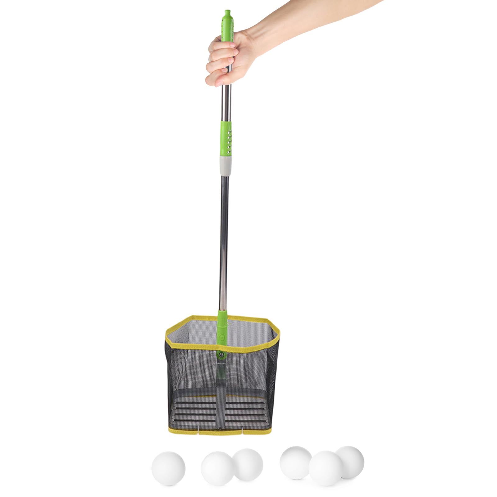 Colector de pelotas de tenis de mesa ajustable, peso ligero, recuperador de pelotas de pingpong para una fácil colección de bolas, herramienta de entrenamiento de pingpong
