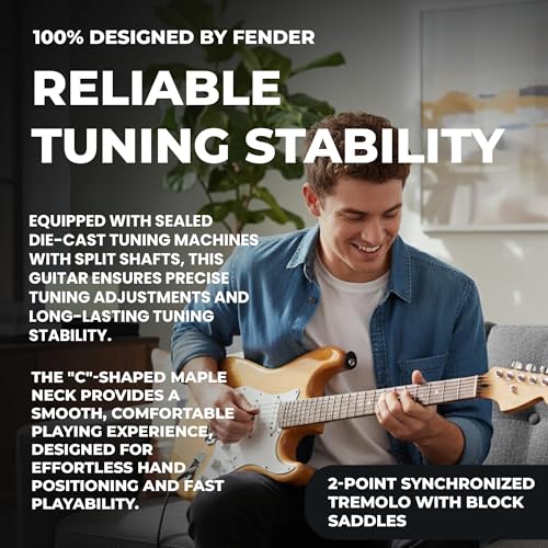 Image of Squier Affinity Series FSR Stratocaster Electric Guitar, Natural, Laurel Fingerboard