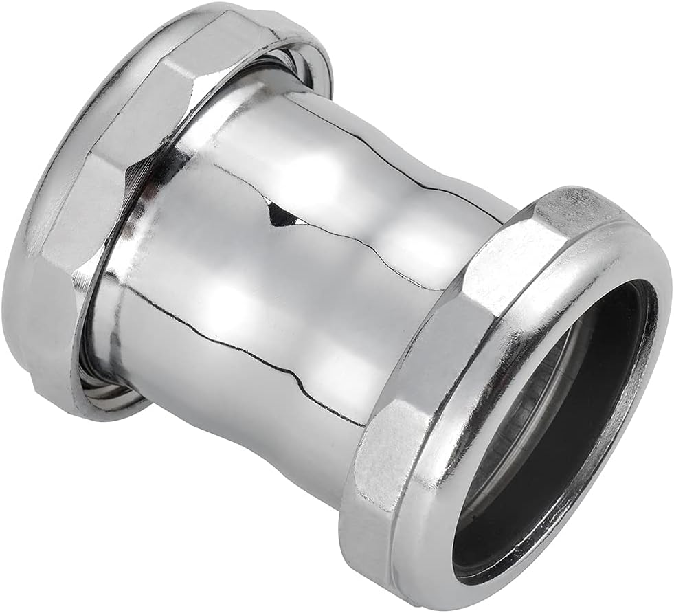 ZM 1-1/2-Inch or 1-1/4-Inch by 1-1/2-Inch Straight Extension Coupling Trap Adapter, Brass