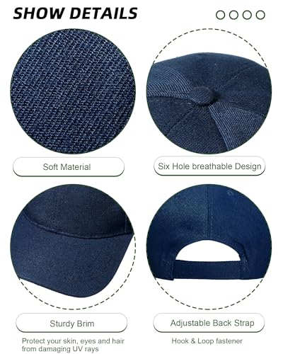 Image of Foaincore 36 Pack Blank Baseball Cap Bulk Adjustable Back Strap Sublimation Hats Plain Unisex Trucker Hat for Men Women