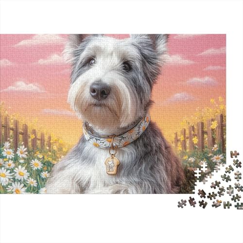 Puzzle de 1000 piezas de perro: Un divertido juego educativo y decorativo de 70x50 cm