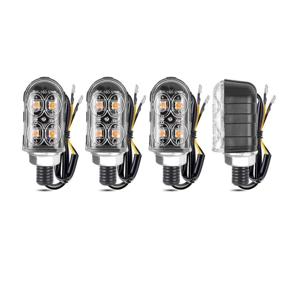 Clignotants LED moto 8mm pour remplacer vos feux peu visibles - 7