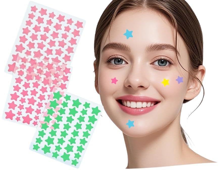 Promise Face Acne Pimple Patch - Pack of 120 Pimple Healing & Spot Clearing Absorbing Cover Invisible, Blemish Spot, Hydrocolloid 2% Salicylic Acid and 0.2% Tea Tree Oil Patch Skin Treatment 3 Sheet Pink Color-image-4