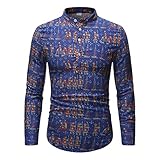 ODJOY-FAN Herren Slim Fit Basic T-Shirt Rundhalsausschnitt Bequem Und Weich Pullover Moderner Relaxed Fit Strickpullover Langarm Warmer Winter Sweatshirt
