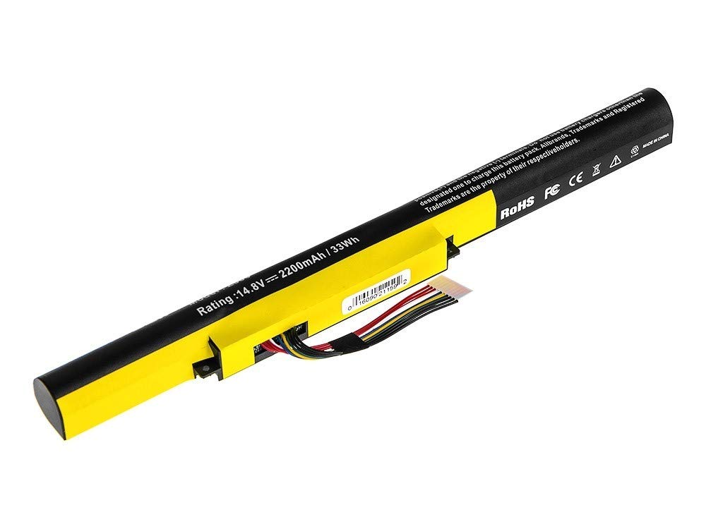 Green Cell LE54 L12M4F02 L12S4K01 - Batteria per laptop Lenovo IdeaPad P500 Z500 Z500A Z505 Z510 Z400 (4 Celle 2200 mAh 14,4 V)