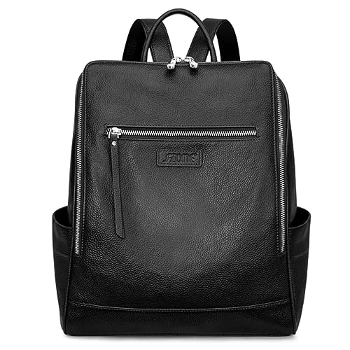 SZONE Genuine Leather Backpack Purse for Women Travel Rucksack Ladies