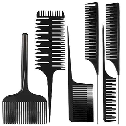 Set de 6 peines para cabello para teñir y seccionar miniatura 1