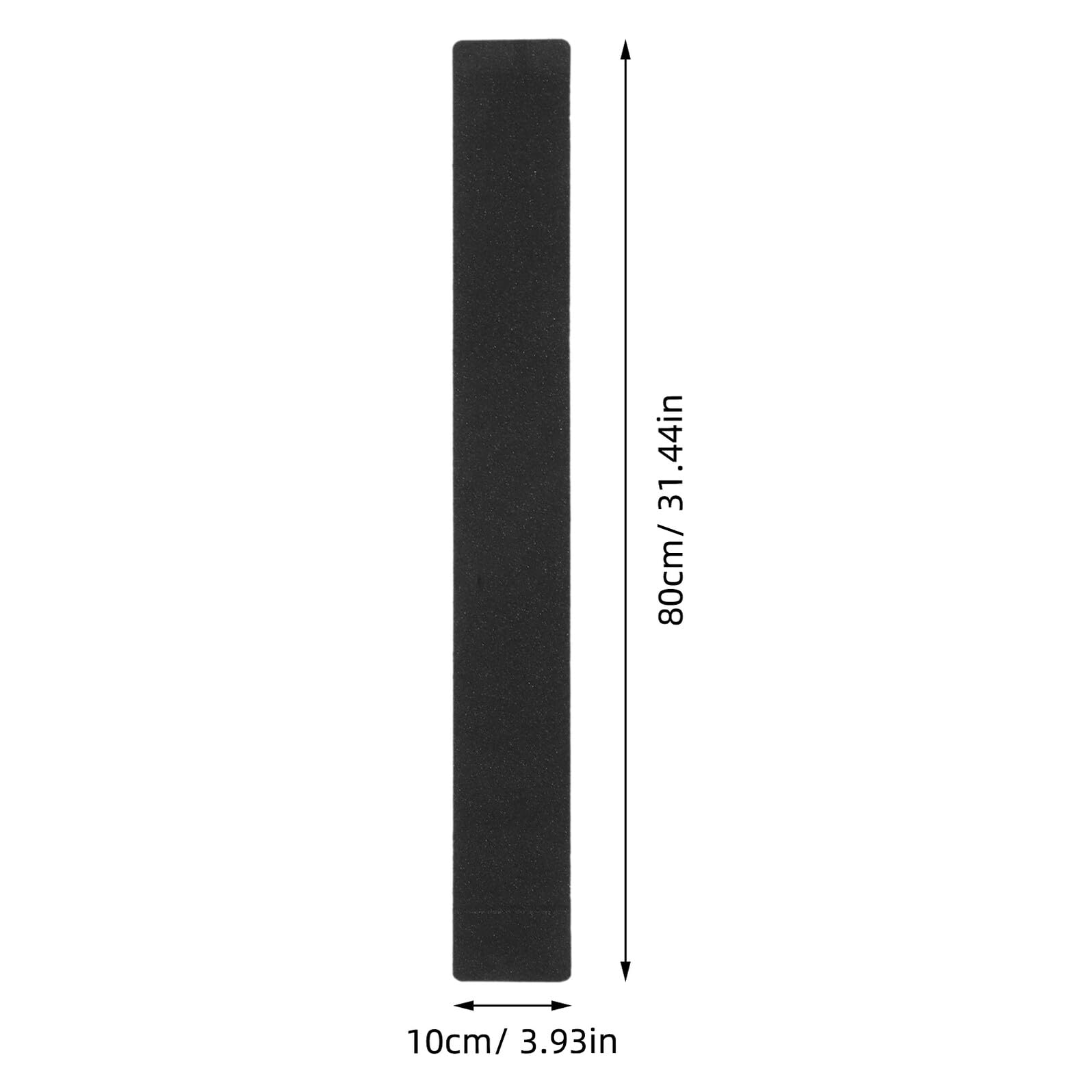 Ruban Adhésif Antidérapant Pvc Noir Mat 10 Cm x 80 Cm, Résistant à L'usure Pour Marches D'escalier Intérieures Et Extérieures, Lot De 4 Pièces, Sécurité Renforcée Quotidien