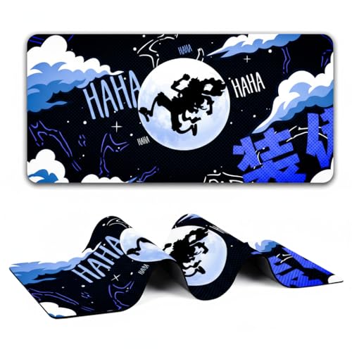 Image of Extra Large Non-Slip Gaming Mouse Pad (23x11.5 in) - Extended Desktop Mat for Computer Keyboard and Mouse (21-KEYPAD)