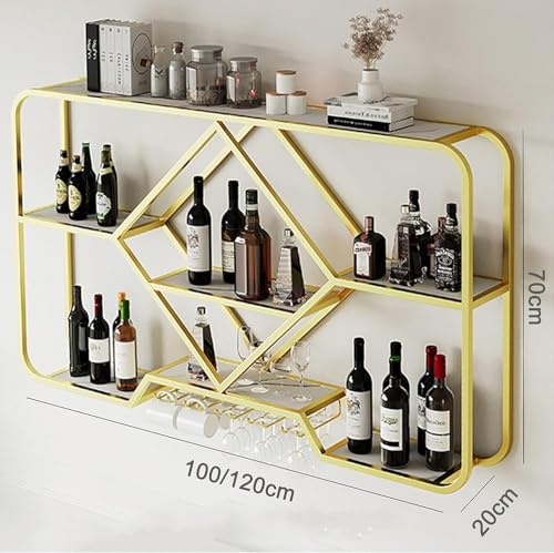 Étagère à vin murale compacte à LED pour optimiser vos petits espaces - 4