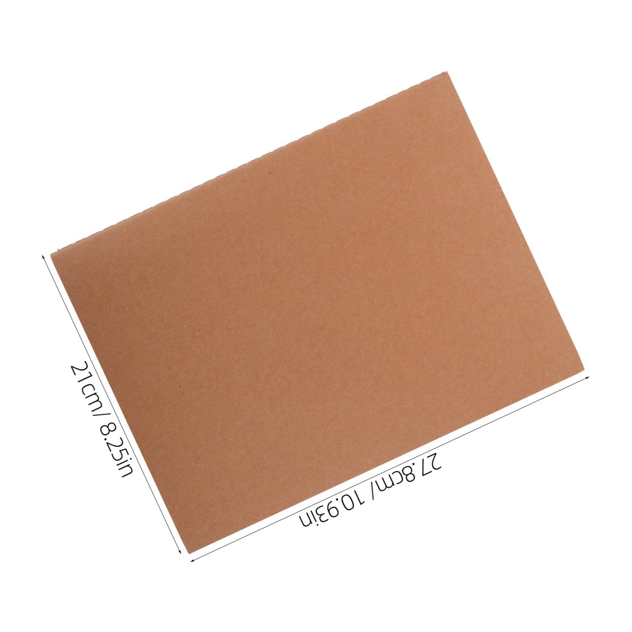 NUOBESTY 5pezzi Bianco Righe Copertina in Carta Kraft Per Ad Libro Per Studenti Artisti Viaggi Lavoro Scuola Scrittura
