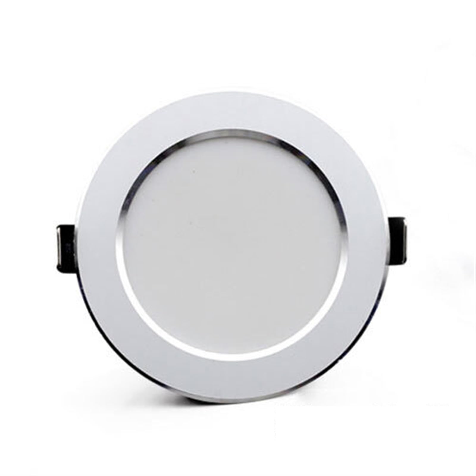 Led Downlight 18W 15W 12W 9W 7W Silver White Shell Ac220V 230V Spot Led Lamp Downlight Round Recessed Spot Light 1Pcs, LZHRD, Clod White, Silver Shell_18 w