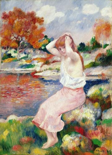 Peinture Renoir Graffiti affiche d'art élégante 60x90cm SERENDIPITP