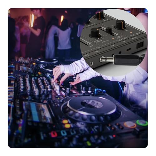 4PCS Conector de Audio Jack 3.5mm Macho Negro miniatura 6