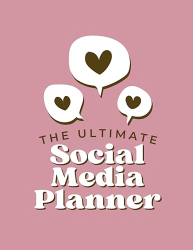Social Media Planner: Social Media Planner and Tracker for Influencers and Social Media Managers - Gift for Influencers - 6 Month Undated Social Media Planner.