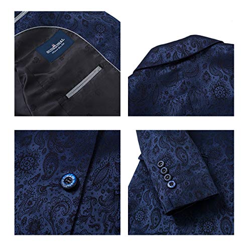 Men's Luxury Dress Slim Fit Tuxedo Suit Jacket and Stylish Blazer4