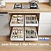 MUSTORN 2 Pack Pull Out Cabinet Organizer, 21.8