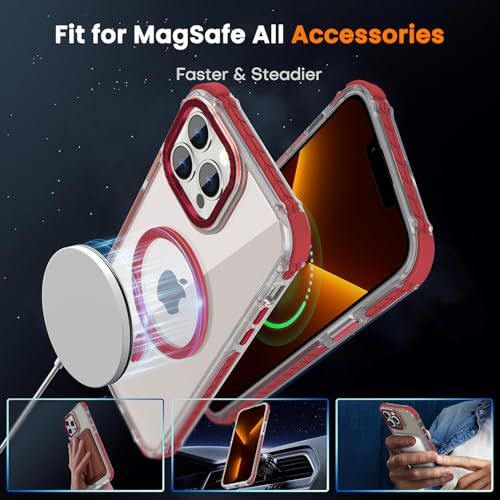 Coque iPhone 13 Pro Max transparente et magnétique fine anti-choc - 4
