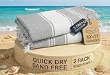 LANE LINEN Beach Towel, 2 Pack Beach Towels...