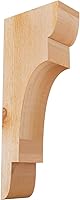 Vista 27 de Ekena Millwork COR04X12X12NEB00RWR 4 pulgadas de ancho x 12 pulgadas de profundidad x 12 pulgadas de alto New Brighton Rough Sawn Corbel, cedro rojo