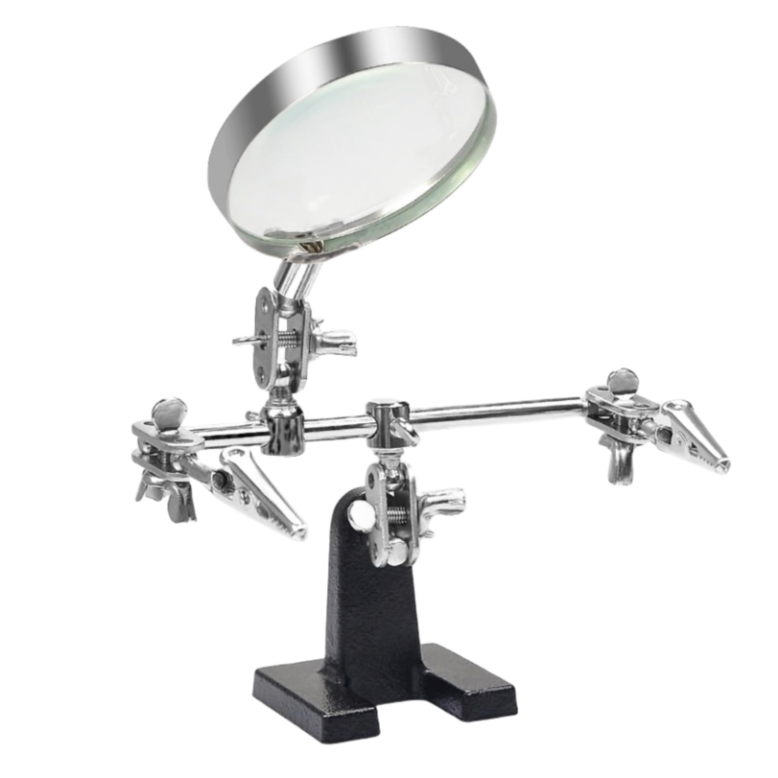 Main d'aide réglable avec loupe pour la création de bijoux maison