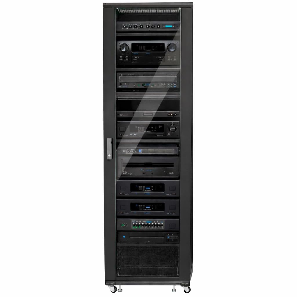 TECHLY Professional 026562 Armario Rack 19" 600x600 44U para Audio Video Negro