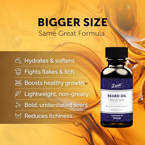 Detroit Grooming Beard Oil | Hydrating & Nourishing Formula with Vitamin E • Belle Isle Scent (2 oz) - Image 3
