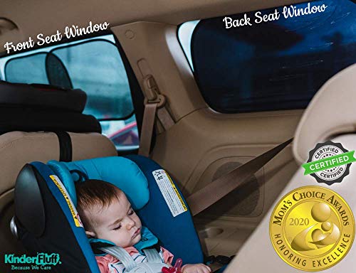 Certified 2-Piece Car Windshield and Window Sun Shade Set - Includes 20x12in and 24x29in Shades