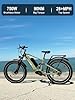 HAOQI Peak 1000W Cheetah Electric Bike for Adults, 48V 25Ah Battery Adult Electric Bicycles,26”*4”Fat Tire Full Suspension 28MPH Mountain Ebike, 7 Speed Max 85 Miles Range,UL 2849 Certified #4