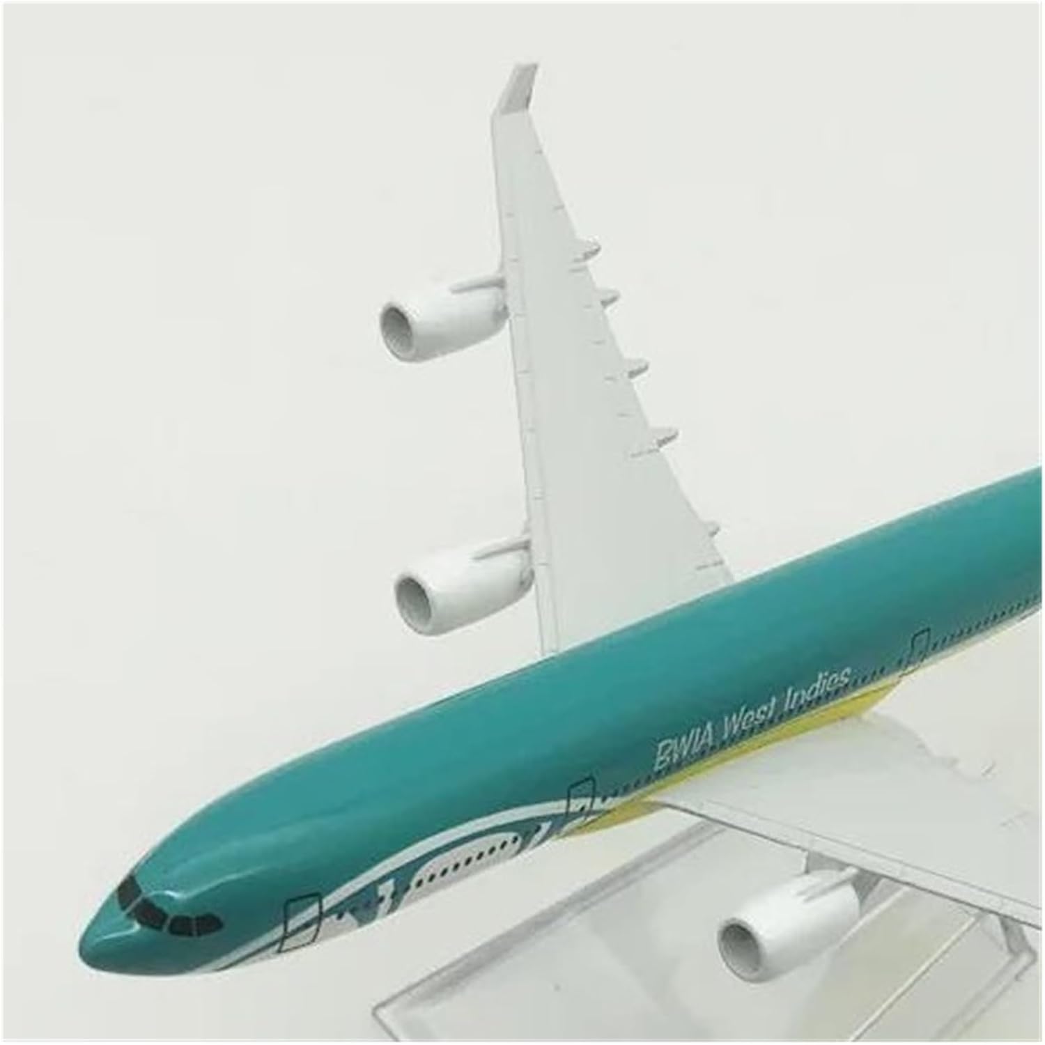 Static Aircraft Model 16cm for Air BWIA WEST Indies Airways A340 Plane Model Diecast Alloy Metal Aircraft Model Gift